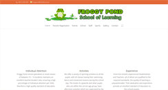 Desktop Screenshot of froggypondschool.com